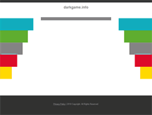 Tablet Screenshot of darkgame.info